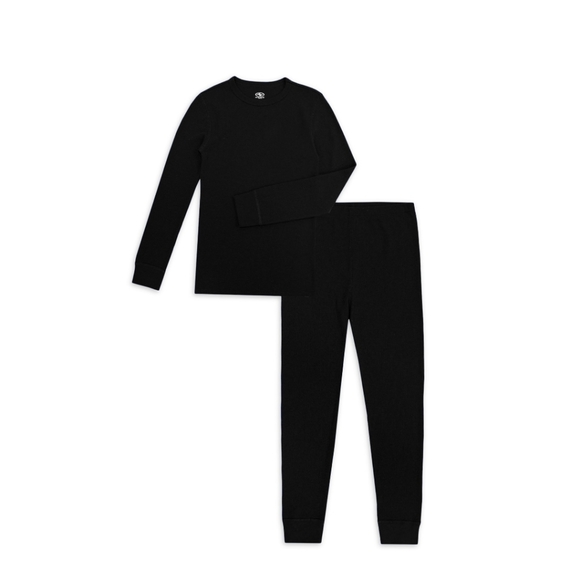 🐶5/$28+🐶Athletic Works Boy's Thermal Top & Bottom Set - Picture 1 of 5